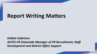 Understanding the Importance of Accurate Report Writing in Vocational Rehabilitation