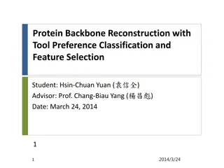 Protein Backbone Reconstruction Tool Preference