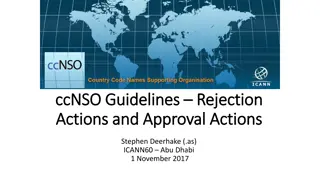 Understanding ICANN Approval and Rejection Actions in the Multi-Stakeholder Model