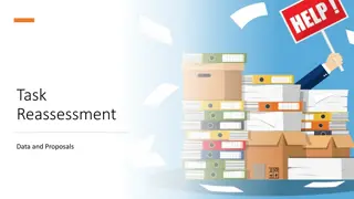 Task Reassessment Data and Proposals
