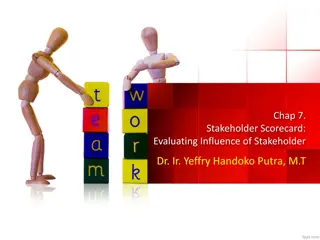 Evaluating Influence of Stakeholder Scorecard Models