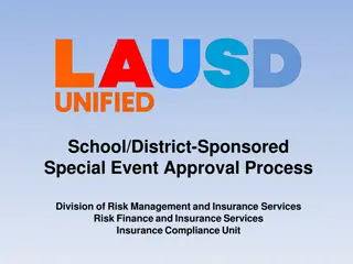Special Event Approval Process for School and District Events