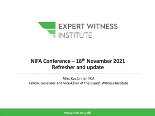 Expert Witness Institute: Championing Experts in Legal Disputes