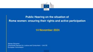 Empowering Roma Women: Ensuring Rights and Participation