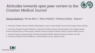 Exploring Attitudes Towards Open Peer Review in Medical Journals