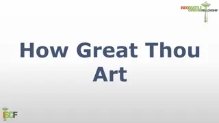 In Awe of How Great Thou Art - Soul's Reverence and Adoration