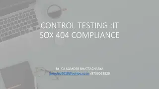 Understanding IT SOX 404 Compliance by CA Somdeb Bhattacharya