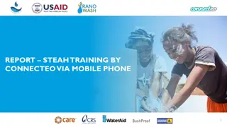Connecteo Mobile Training for STEAH by RANOWASH Project