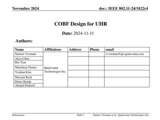 COBF Design for Ultra High Rate Wireless Networks in November 2024