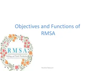 Objectives and Functions of RMSA Ensuring Quality Secondary Education