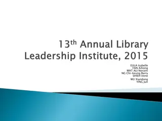Building a Culture of Continuous Learning and Innovation in a University Library