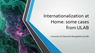 Internationalization at Home: ULAB University Cases & Initiatives
