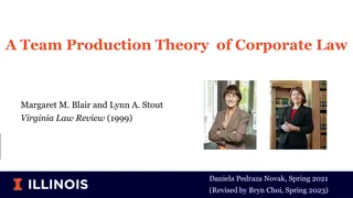 Theory of Corporate Law and Ownership Structures