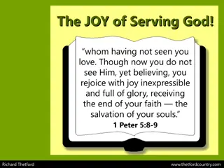 Experience the Abundant Joy of Serving God