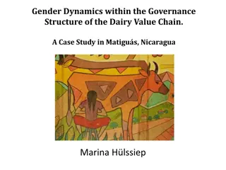 Gender Dynamics in Dairy Value Chain Governance: Case Study in Nicaragua