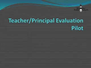 Washington State Teacher and Principal Evaluation Legislation Overview