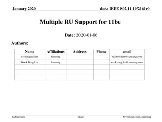 Enhancing Spectral Efficiency through Multiple RU Allocation in IEEE 802.11be