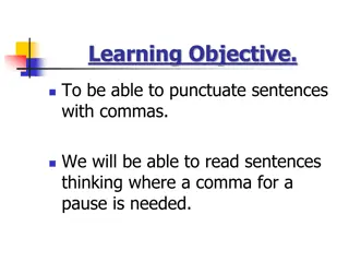 Mastering Commas for Better Sentence Structure
