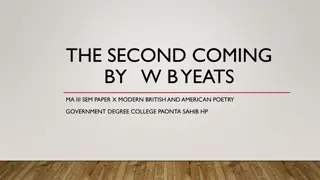 Exploring Themes and Symbolism in W.B. Yeats' 'The Second Coming' Poem