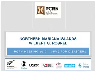 Crisis Response and Vital Statistics Management in Northern Mariana Islands