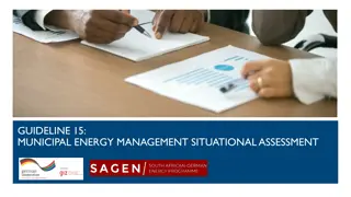 Municipal Energy Management Situational Assessment Guidelines