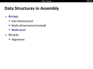 Understanding Data Structures in Assembly Week 2 Summary