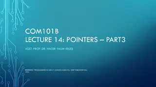 Dynamic Memory Management and Pointers in ANSI C Programming