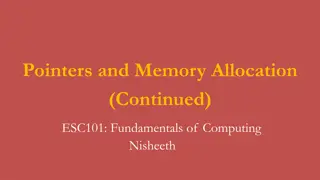 Understanding Pointers and Memory Allocation in Computing