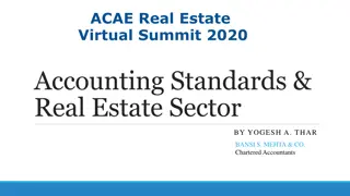 Accounting Standards in Real Estate Sector: Overview and Updates