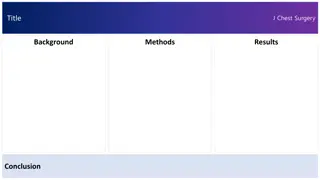 Innovative Findings in J. Chest Surgery Research