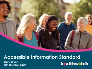 Addressing Health Inequalities through Accessible Information Initiatives