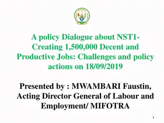 Strategic Initiatives for Creating 1.5 Million Jobs by 2024