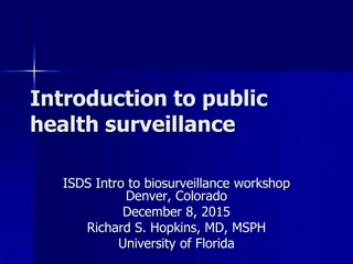 Understanding Public Health Surveillance for Disease Control and Prevention