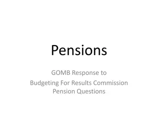Response to Budgeting for Results Commission Pension Questions