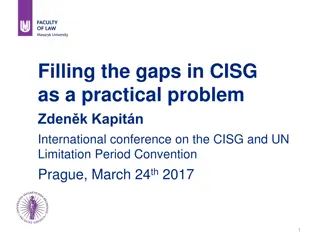 Filling the Gaps in CISG as Practical Problem by Zdenk Kapitn
