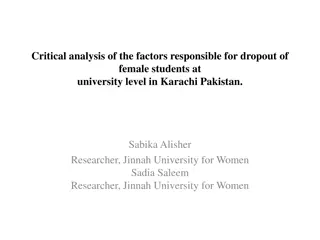 Factors Contributing to Female Student Dropout in Karachi Universities