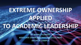 Leadership Challenges and Responsibilities in Academic Institutions