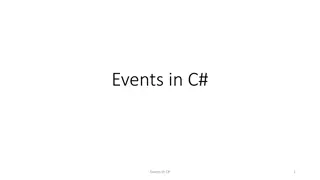 Understanding Events in C# Programming
