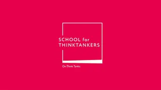 Innovative Learning Experience at School for Thinktankers 2025