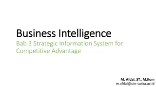 Strategic Information Systems for Competitive Advantage - Leveraging Technology for Business Success