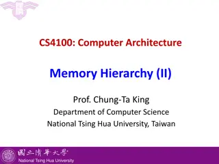 Understanding Computer Architecture Memory Hierarchy at National Tsing Hua University
