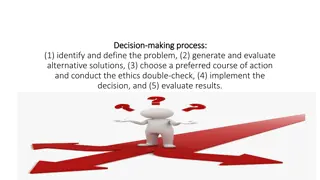Effective Decision-Making Process: Steps and Ethical Considerations