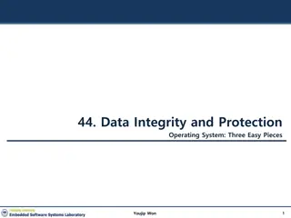 Data Integrity and Protection in Operating Systems: Insights by Youjip Won