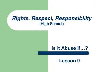 Understanding Relationship Abuse in High School