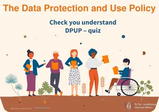 Understand DPUP: Data Protection Policy Quiz Overview