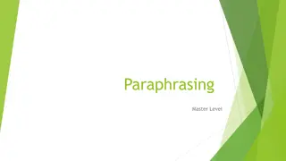 Effective Paraphrasing Techniques for Academic Writing