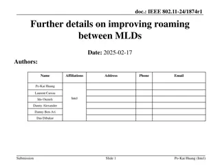 Improving Roaming Efficiency in Wireless Networks