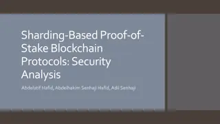 Analysis of Sharding-Based Proof-of-Stake Blockchain Security