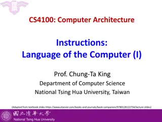 Computer Architecture and Language: Understanding the Language of Computers