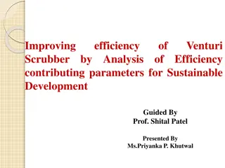 Efficiency Analysis of Venturi Scrubber for Sustainable Development